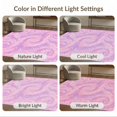 thumbnail image 7 of ODIKA 6'x9' Washable Area Rug Pink Abstract Swirl Tie Dye Blend Ombre Gradient Watercolor Large Flowing for Family Room, Living Mater Bedroom, Non-Slip, Easy Care, 7 of 7