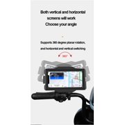 MJMJ Plus 16 Waterproof Phone Holder Full Sealed Touch Screen Bike Mount Phone Case Cover for Cellphone GPS etc Black