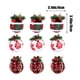 thumbnail image 3 of RKSTN christmas deals Christmas Cloth Bag Red Plaid 8cm Christmas Tree Hanging Decorations Christmas Foam Decorative Hangings., 3 of 6