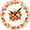 OhWWy-11C, variant on 10 Inch Wooden Strawberry Clock,Round Decorative Kitchen Wall Clock Silent Non-Ticking Quartz Clock, Charming Fruit Botanical Home Wall Decoration