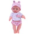thumbnail image 1 of Muñeca terminada de 30 cm PVC lavable 3D Prop Doll Baby Companion Toys (rosa) JShteea  libre de BPA, 1 of 7