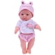 thumbnail image 1 of Muñeca terminada de 30 cm PVC lavable 3D Prop Doll Baby Companion Toys (rosa), 1 of 7
