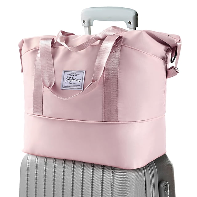 Bolsa de viaje Trifabricy, grande, impermeable, rosa, para mujer