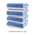 thumbnail image 3 of Dmlowu Bath Towels Luxury Bath Towels Set of 4 Comfortable Quicker Dry Bathroom Towels Super Absorbent Hand Towels for School Hotel Home Gym Travel Camp Pool, 3 of 7