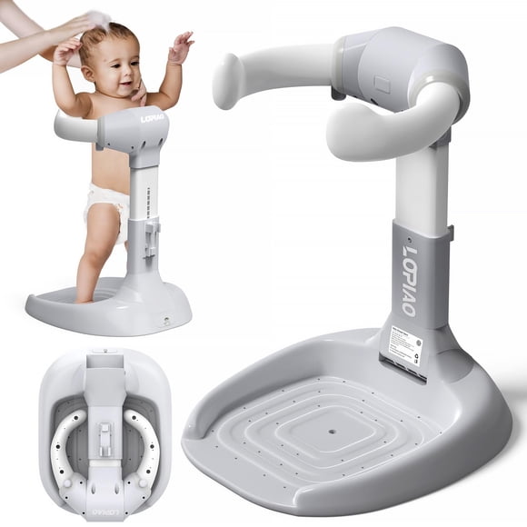 Soporte para Baño de Bebé Ajustable y Plegable con Base Antideslizante