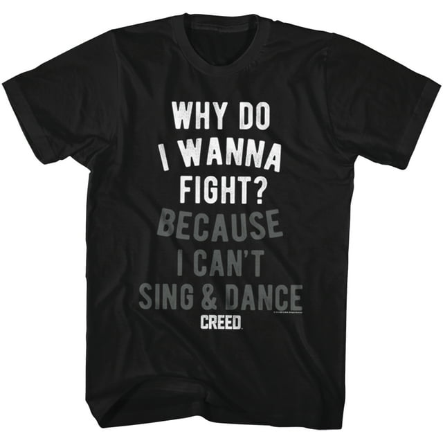 Rocky Mgm Movie Creed Pourquoi Je Veux Combattre T-Shirt Adulte American Classics