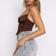 thumbnail image 4 of ZyeKqe Corset for Women Deep V Neck Tank Top Spaghetti Strap Sleeveless Shirts Backless Going out Tops, 4 of 9