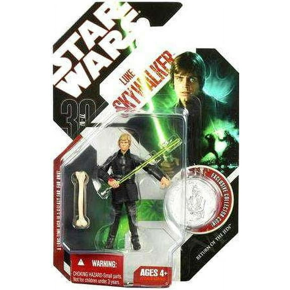 Star Wars 30th Anniversary Luke Skywalker Jedi Knight Action Figure with Coin