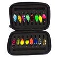 thumbnail image 1 of Sequins Fishing Lures Set with Storage Bag Compact Design Portable Metal Spoon Spinner Kit Freshwater Artificial Baits Fishing Tackle, 1 of 7