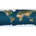 thumbnail image 1 of World Map VI - CANVAS OR PRINT WALL ART, 1 of 1