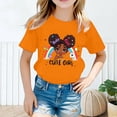 thumbnail image 2 of WEAIXIMIUNG 5 Filles Enfants Filles Mignon Mode Imprimé Col Rond Décontracté Ample Confortable Manches Courtes T-Shirt d'Été, 2 of 4