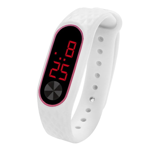 Up to 65% Off College Style Student Net Red Small Square Electronic Smart Watch Necklace Rings Earring Jewelry on Clearance