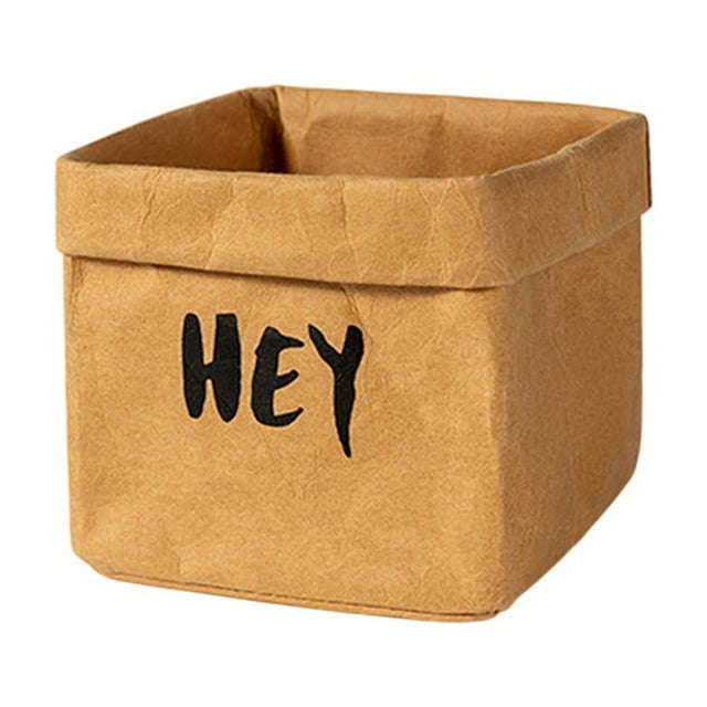 A Versatile Washable Kraft Paper Organizer Bag Version A Features A Waterproof Lining For Storing Fruits Vegetables Bread And Other Groceries Neatly And Hygienically