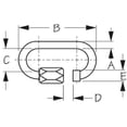 thumbnail image 2 of Quick Link 3/16in Stainless - Seadog Line, 2 of 2