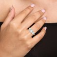 thumbnail image 5 of TimeLe$$ Classics Lab Grown 3 Stone 14K Yellow Gold Oval Diamond Engagement Ring - 4 Carat TW (Ring Size: 5.5), 5 of 6