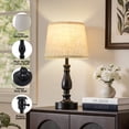 thumbnail image 6 of NATYSWAN 19 Inch Modern Small Bedside Lamp for Bedroom Living Room Home Office Night Stand End Table, 6 of 7