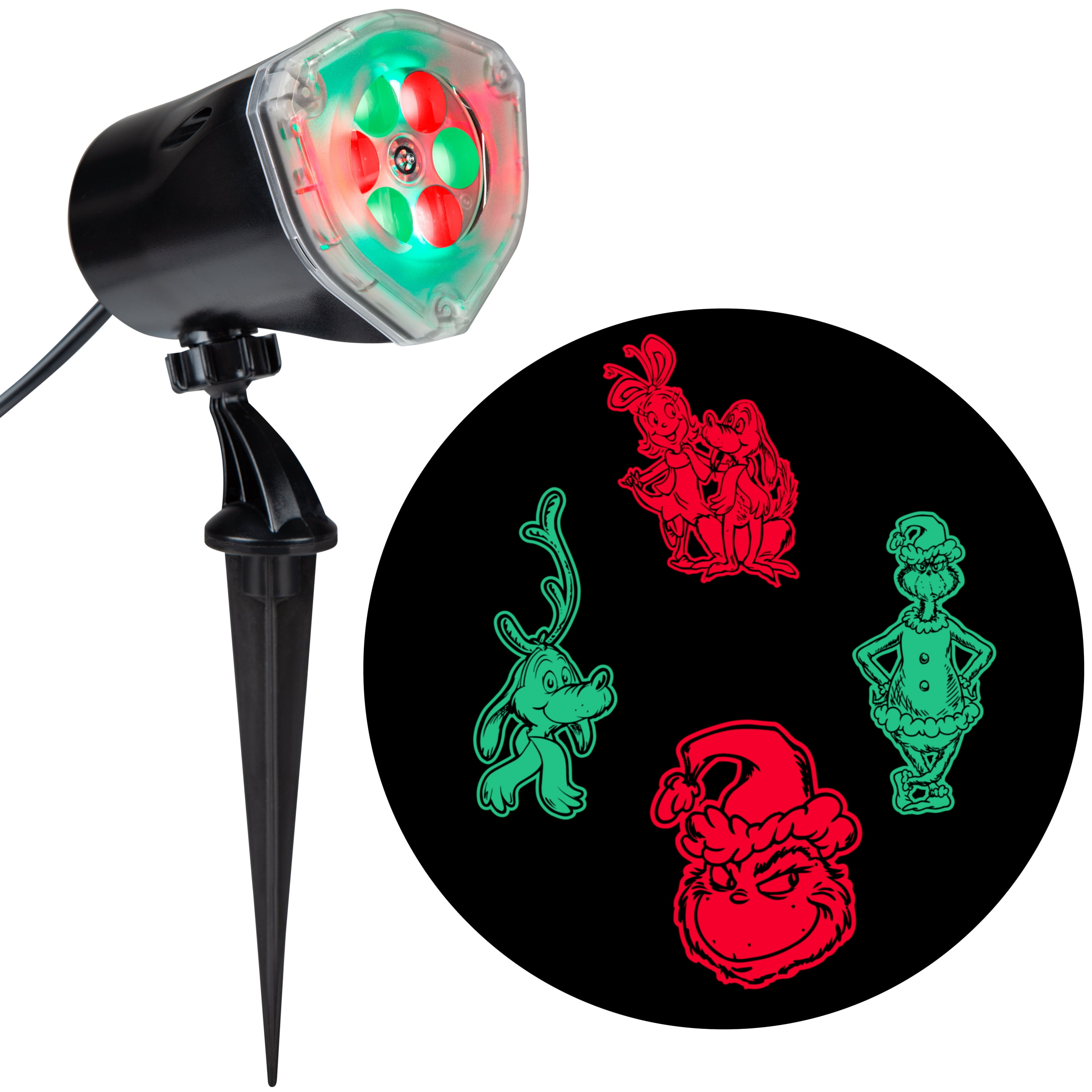 Lightshow Illuminations Projector Lights Whirl a Motion Holiday Lighting How the Grinch Stole Christmas Dr. Seuss