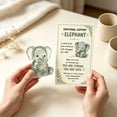 thumbnail image 4 of Emotional Support Glass Animal Gift Set, Cute Pocket Hug Desk Decor with Encouragement Card, Meaningful Animal Designs, Comfort Gift for Friends, Coworkers and Family, B, 4 of 7