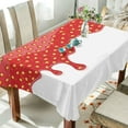 thumbnail image 4 of Coolnut Tablecloth 60" x 120" Strawberry Jam Rectangle Table Cloth Stain-Resistant Dining Table Cover for Home Dinner Party House Decor, 4 of 7