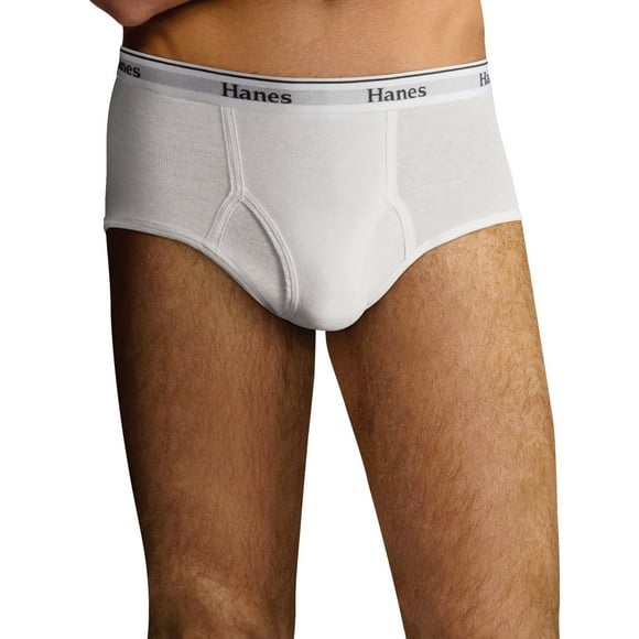 Hanes Classics Men`s TAGLESS No Ride Up Briefs with Comfort Flex Waistband, XL