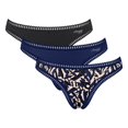thumbnail image 1 of Sloggi Tangas para mujer, pack de 3 - GO Crush String C3P, pantalón, algodón elástico Azul XL (X-Large), 1 of 7