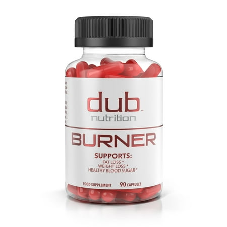 Fat Burner by dub Nutrition | Best Weight Loss Pills Thermogenic Supplement | Natural Energy and Appetite Suppressant, Includes Red Rasberry Ketones, Guarana, and BCAA | Healthy Blood Sugar (The Best Thermogenic 2019)