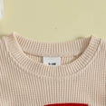 thumbnail image 4 of WUANDIXFA Newborn Boy Clothes Summer Cute Waffle Outfit Short Sleeve Shirt and Shorts Casual Baby Boys Shorts Set Newborn Boy Outfit,Beige,6-12 Months, 4 of 5