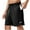 Black, variant on HERESOM Mens Plus Size Shorts Drawstring Pockets Elastic Casual Solid Casual Sports Shorts