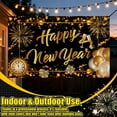thumbnail image 6 of Happy New Year Banner New Years Eve Party Supplies 2026 Large Hanging Fabric New Year Sign Poster Background Garland for Party Favors 70.86" x 43.3" Design 2, 6 of 8