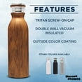 thumbnail image 2 of Stainless Steel Water Bottles by Echo 20 oz. Set of 6, Bulk Pack - Double Wall, Perfect for Coffee, Soda, Other Hot & Cold Beverages - Wood, 2 of 5