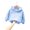 Sky Blue, variant on Toddler Pullover Hoodie Long Sleeve Solid Basic Sweatshirt Soft Cotton Casual Oversized Hooded Top for Kids Boys Girls