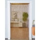 thumbnail image 2 of Xiao Hua 1 paquete de cortinas de 99 x 199 cm para puertas, divisores de ambientes, decoración hippie, cortinas colgantes con cuentas para dormitorio, armario, puerta, color dorado, 2 of 4