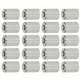 thumbnail image 1 of Coupling Nut, Rustproof Industrial Female Thread 20Pcs Round Connector Nut  For Maintenance, 1 of 8