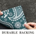 thumbnail image 6 of Teal Paisley Pattern Door Rugs,Washable Non Slip Door Mats Indoor,Decorative Door Mats,Entry Mat Indoor for Entrance,Bedroom,Kitchen,Bathroom,20"x32", 6 of 6