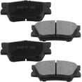 thumbnail image 2 of JADODE D1212 Rear Ceramic Brake Pads w/Hardware Kits Fits for Lexus ES300h ES350 HS250h, Pontiac Vibe, Toyota Camry Matrix RAV4-Low Dust Brake Pad 4pc Fits select: 2014 TOYOTA CAMRY SE/XLE, 2 of 5