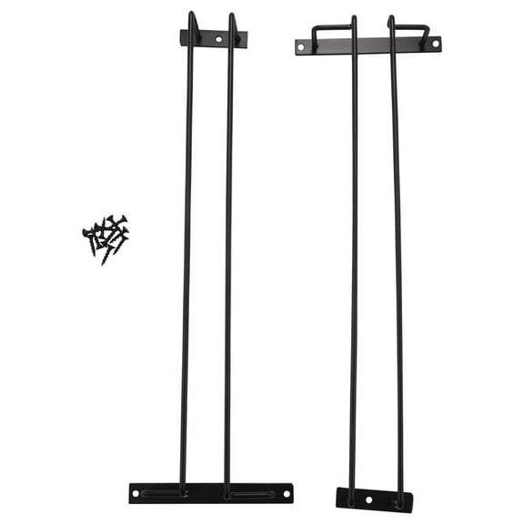 Large Stemware Wine Glass Hanger Rack Under Cabinet Kitchen Bar Storage 17 Inch Set of 2