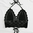 thumbnail image 3 of Top De Sujetador De Ganchillo,Top De Sujetador De Ganchillo Top De Bikini De Punto Atado Top De Bikini Halter De Ganchillo Diseño Exquisito, 3 of 5
