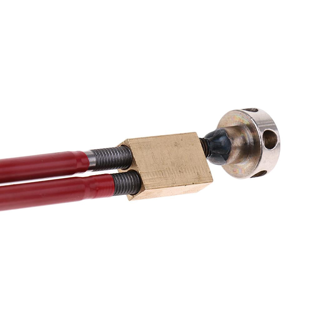 Dualoai 1x 610mm Two Way Dual Acting w/ Brass Head Truss Rod Bar for Guitar Mandolin