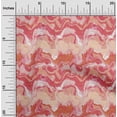 thumbnail image 2 of oneOone Cotton Silk Red Fabric Abstract Sewing Material Print Fabric By The Yard 42 Inch Wide, 2 of 5