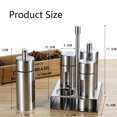 thumbnail image 5 of YIEMEEN Stainless Steel Spice Jars Set Salt and Pepper Seasoning Cooking Bottle Kitchen, 5 of 12