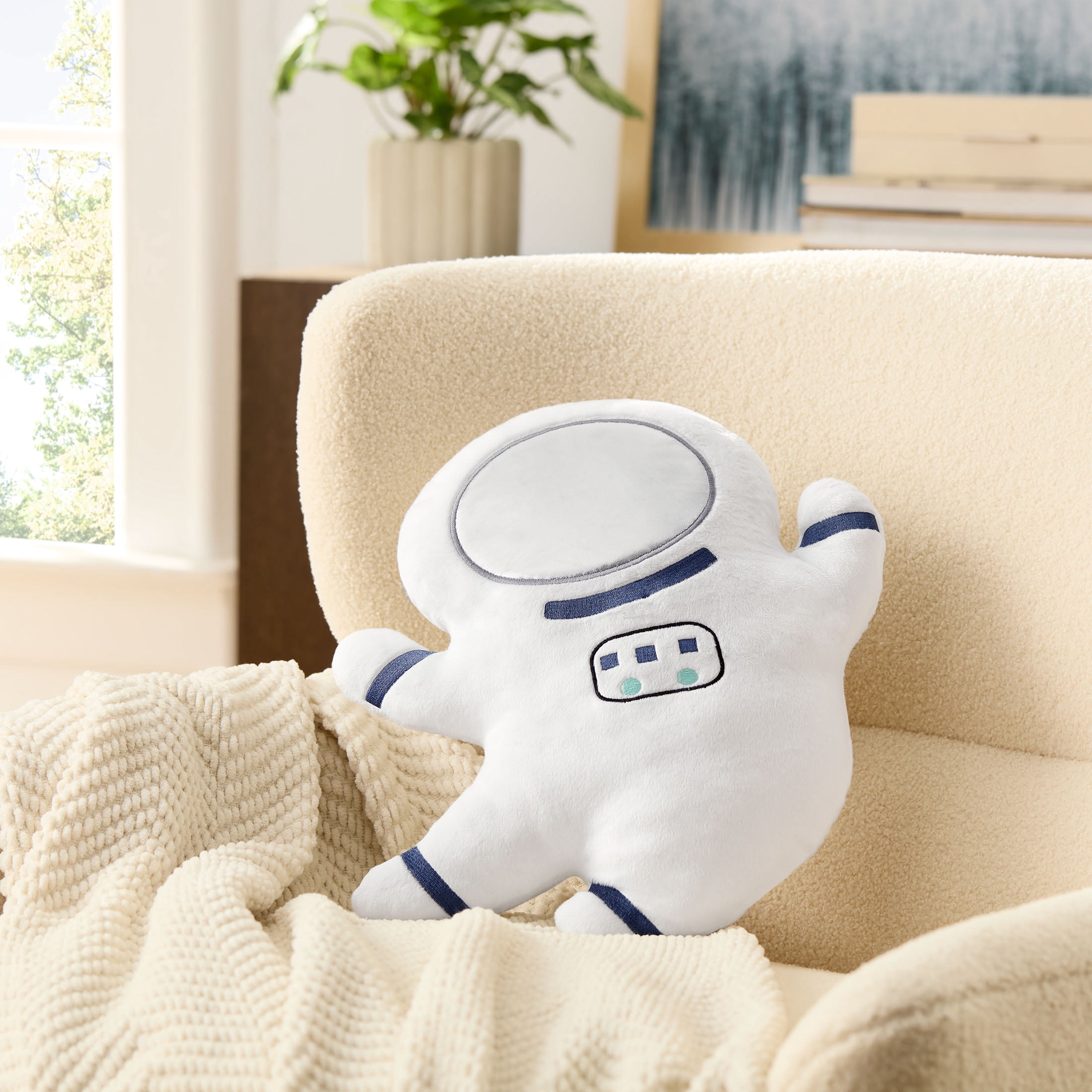 Parent's Choice Toddler Decorative Space-Man Poly Fill Pillow