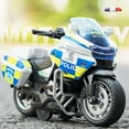 thumbnail image 2 of Boc Auto Toy Detailed Novelty Alloy Cavalry Patrol Police Car Toy for Desktop Decoration, 2 of 10