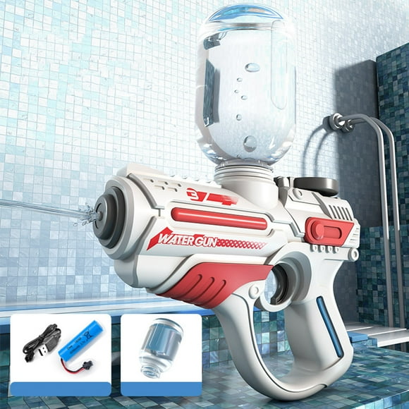 HUASHENG Electric Water One Button Automatic Super High Capacity Squirt Guns Up To FT Range Strongest Water For Adults Kids Summer Swimming Pool Beach Outdoor