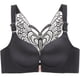 thumbnail image 1 of Sujetador de talla grande con hebilla delantera para chicas gorditas, copa grande, sin costuras, push up, ajustable, mariposa, espalda hermosa, ropa interior sexy suave, 1 of 6