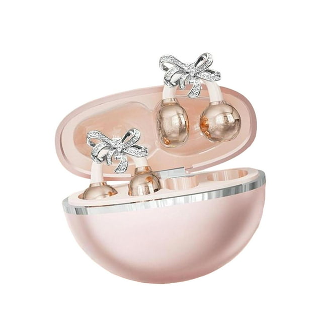 Auriculares con estilo abierto, con puente en forma de C y pendientes de lazo para uso diario en trabajo, oficina festivales. Oro rosa