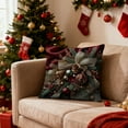 thumbnail image 4 of Christmas Decorative Pillow Covers for Couch 18x18" Christmas Decorative Pillow Cases with Soft Fabric Hidden Zipper Xmas Decorations, 4 of 7