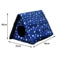 thumbnail image 2 of DOLITY Stray Cats Shelter, Waterproof Outdoor Cat Dog House Warm Pet Cave for Dog Feral Kitten House, 2 of 6