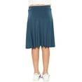 thumbnail image 3 of Stretch Is Comfort Girls Rayon A-Line Skirt with Built-in Shorts | Skort | Child Size 4-16, 3 of 7