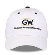 NCAA George Washington Colonials Unisex NCAA The Game bar Design Hat GWU, White, Adjustable
