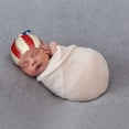 thumbnail image 6 of Picia America Flags2 Printed Preemie Hats for Baby Girls Cotton Premature Knot Hats Newborn Hospital Cap Warm Knot Beanie Nicu for Preemie Girls and Boys, 6 of 6